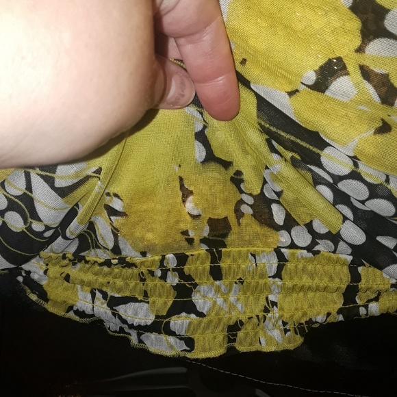 Plus Size Shear blouse perfect W/a camisole under - Picture 3 of 5